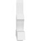 Ekena Millwork Redmond Architectural Grade PVC Gable Bracket, 72"W x 33"H x 6"D x 6"F, 11/12 Pitch GBP072X33X0606RED00 - alternate 5